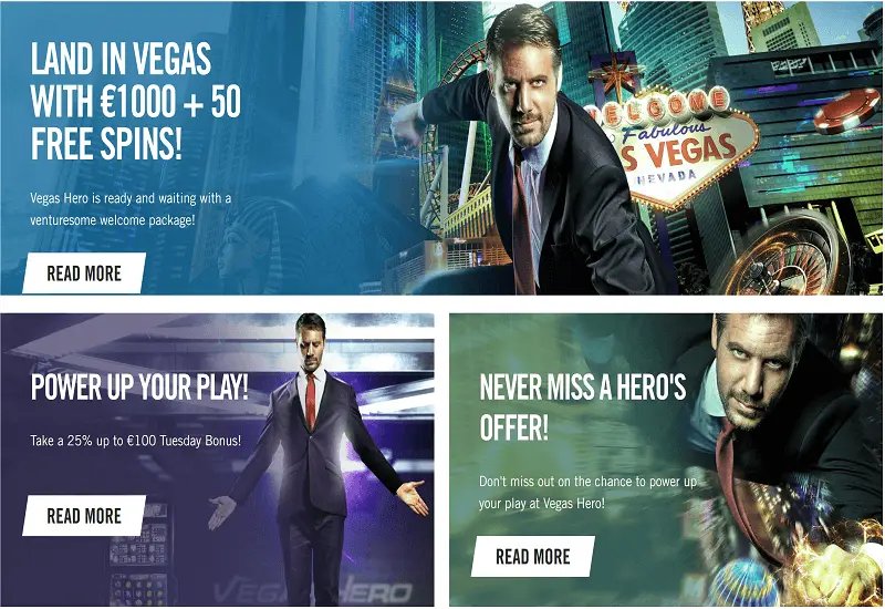 Vegashero, vegas hero casino uk